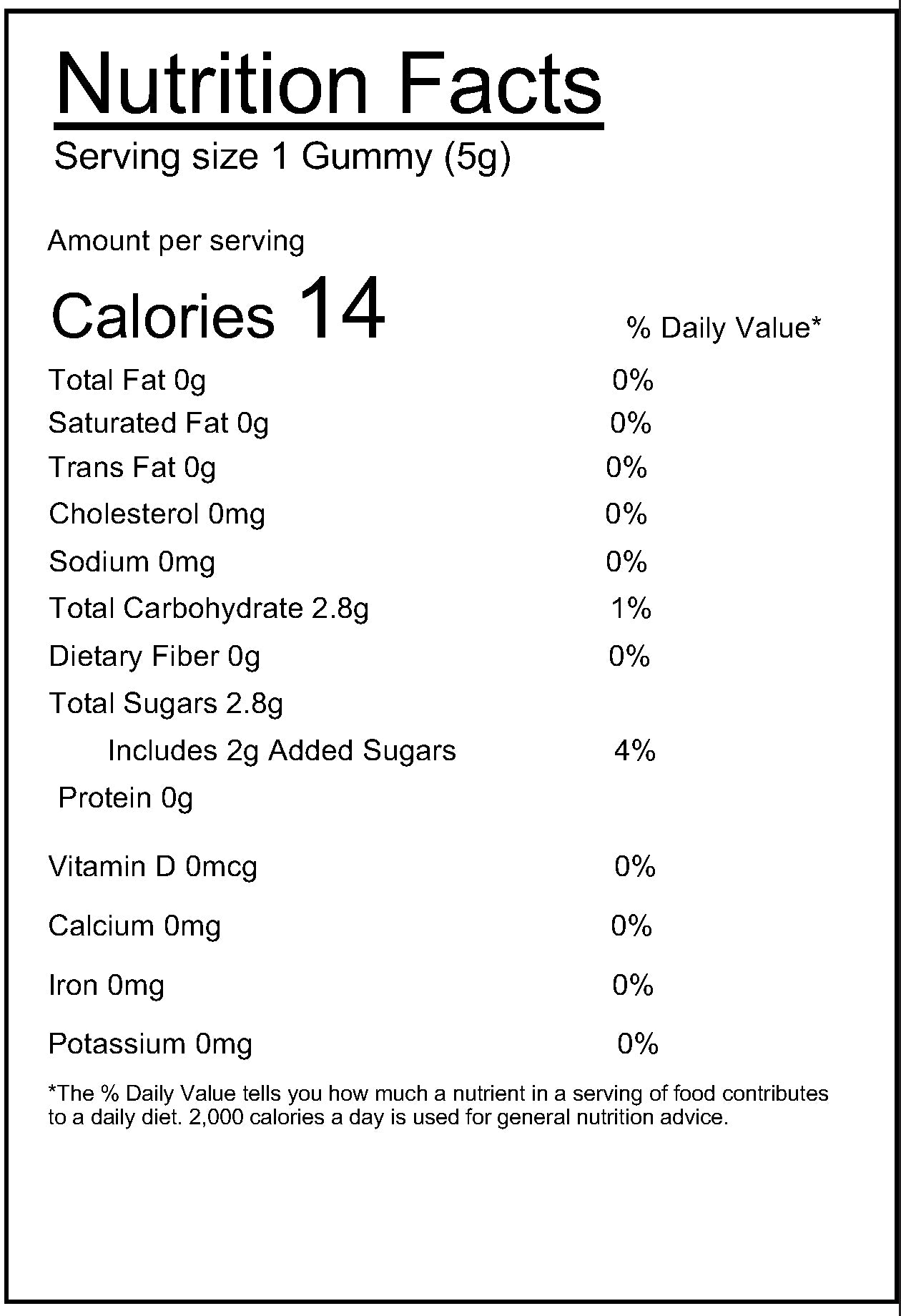 10mg Delta 9-THC Gummy